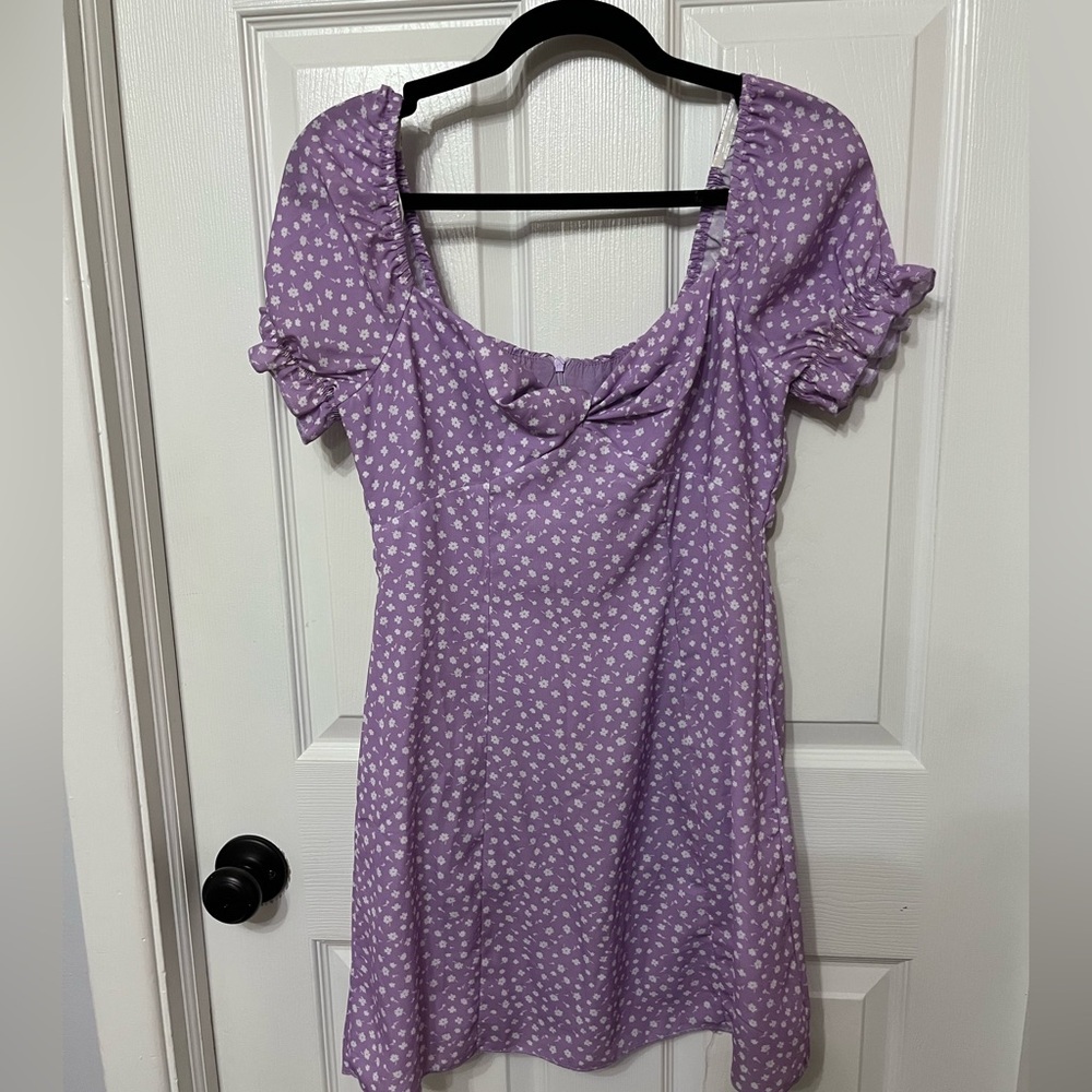 Princess‎ Polly FREYAH MINI DRESS PURPLE floral print size 4 - Picture 2 of 9